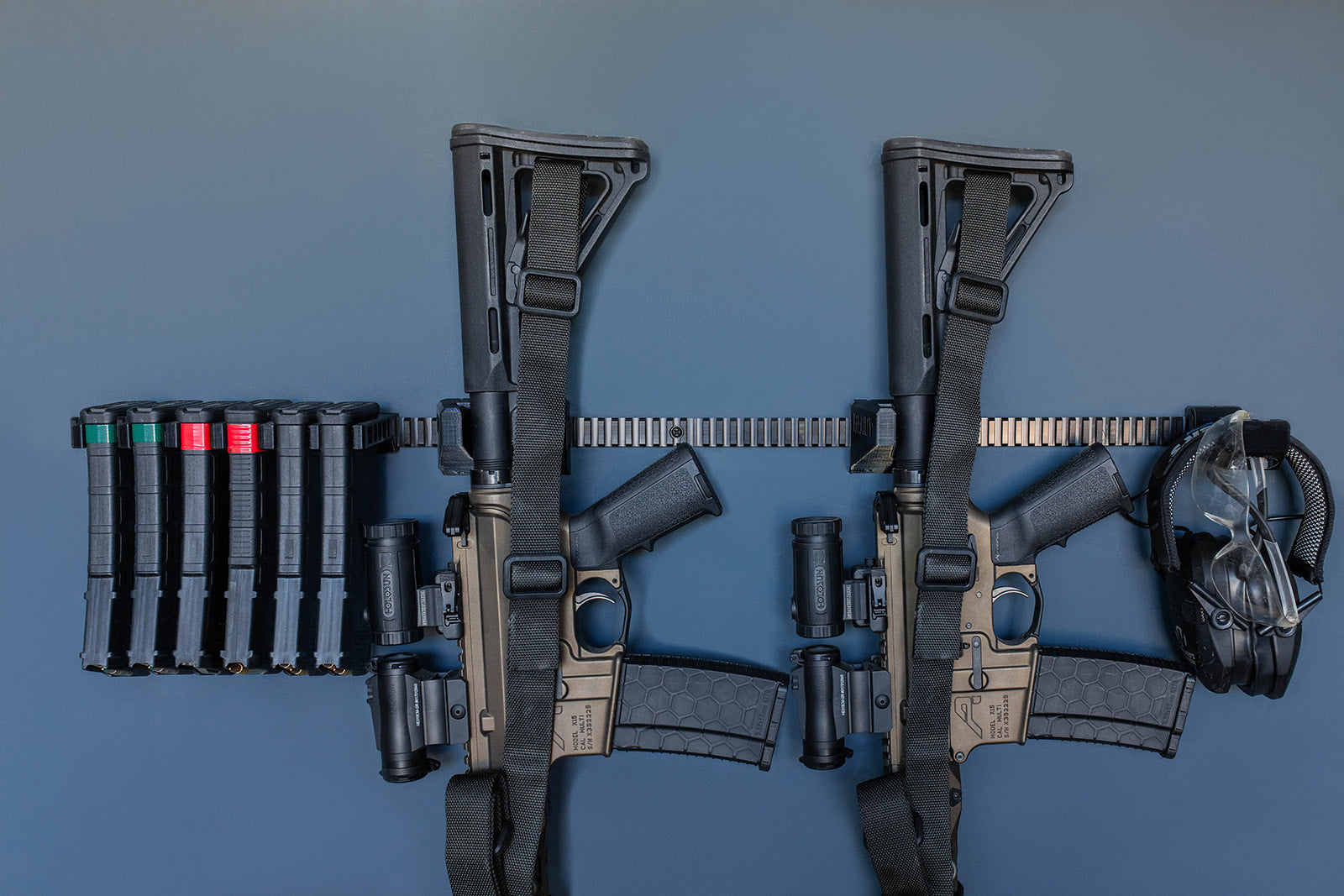 AR Rifle kit for gun wall